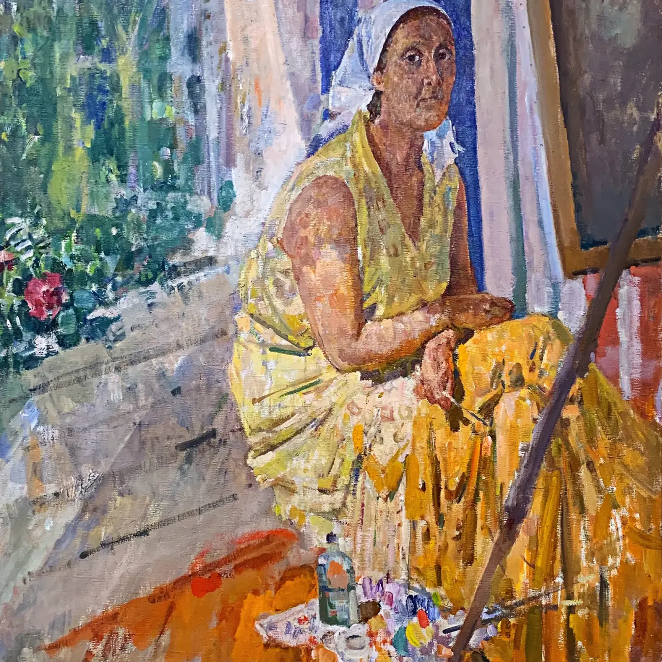 Глеб Савинов — Портрет Ольги Богаевской, 1982 (холст, масло)