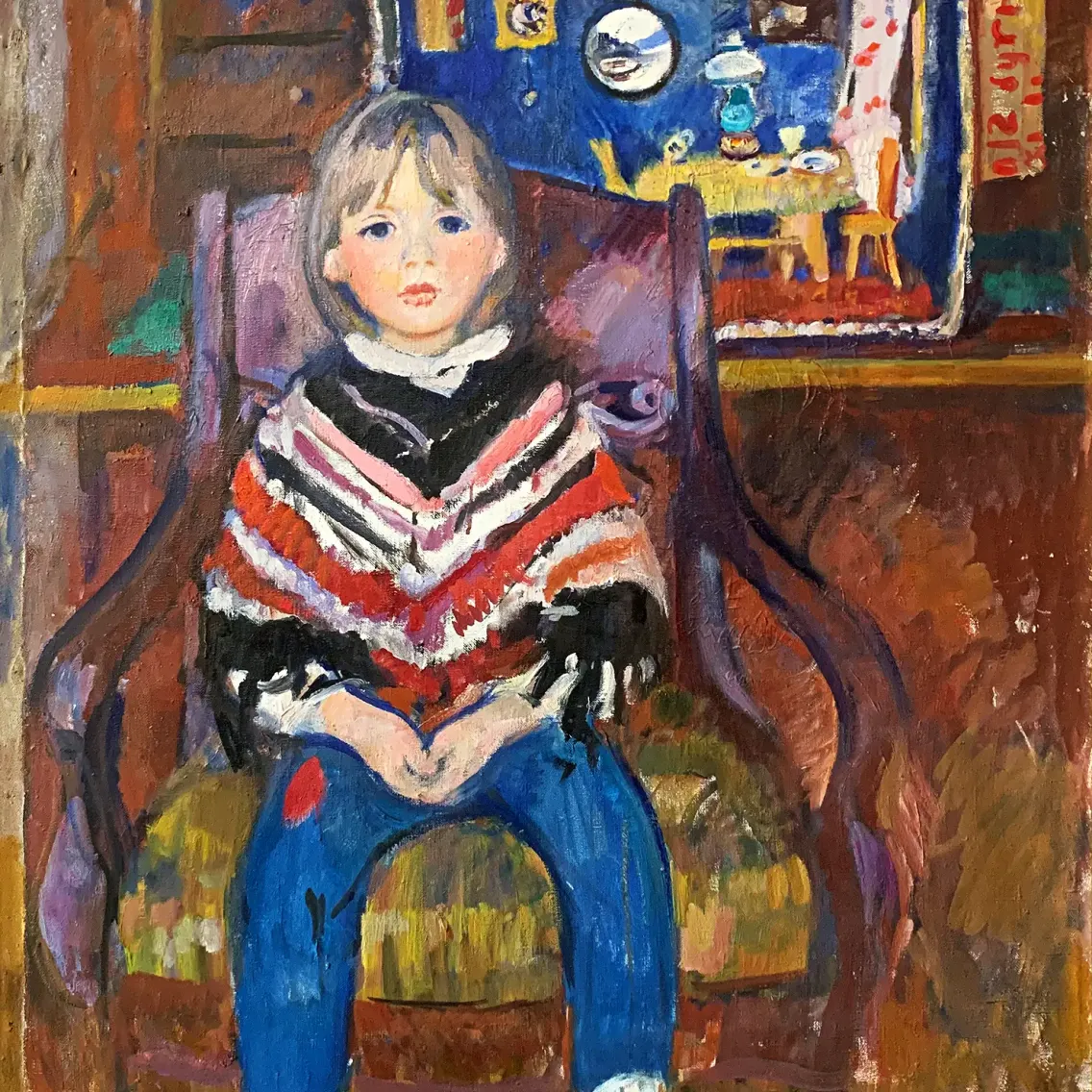 Ольга Богаевская — Кукольный дом, 1976 (холст, масло)