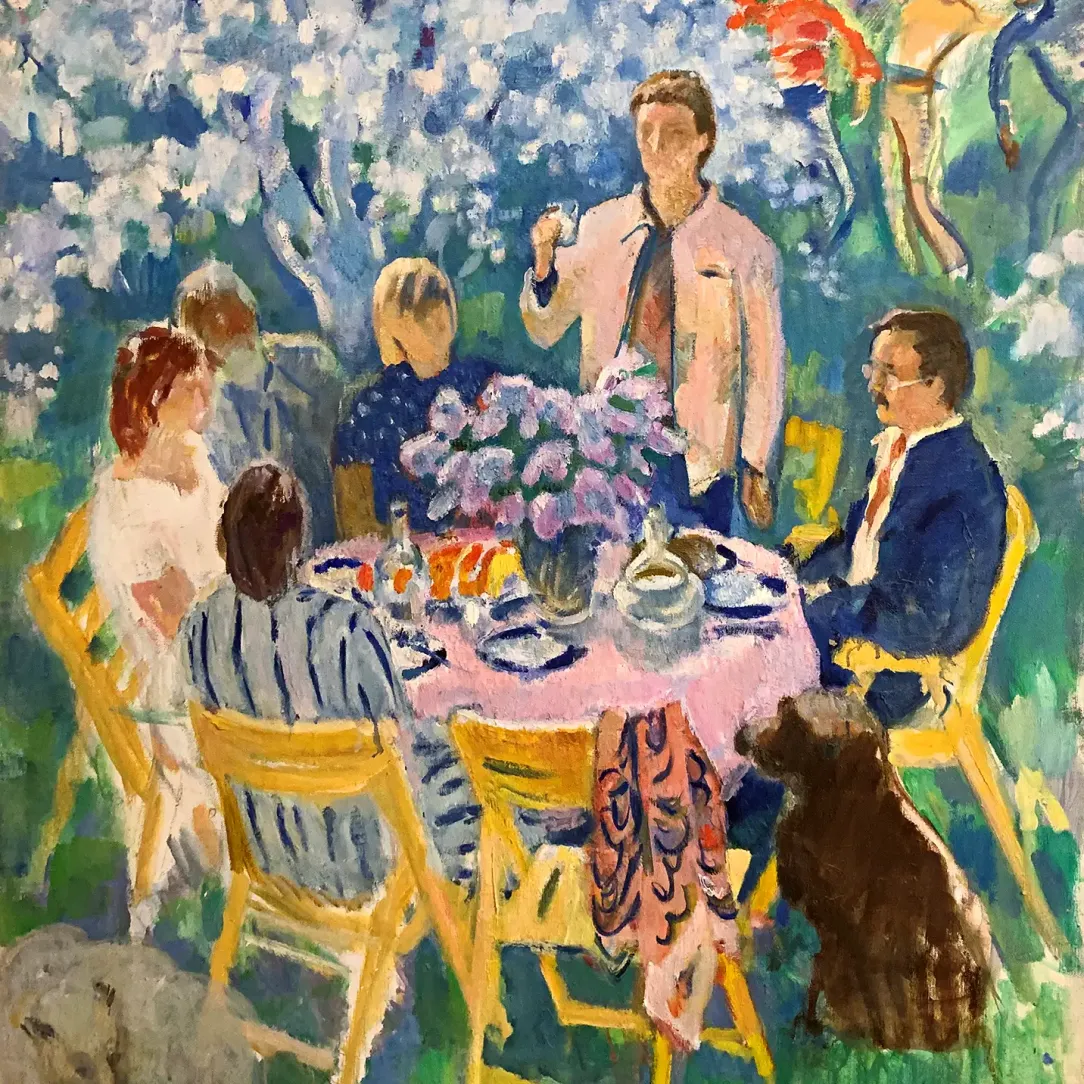 Ольга Богаевская — Мамин день роэждения, 1982 (холст, масло)