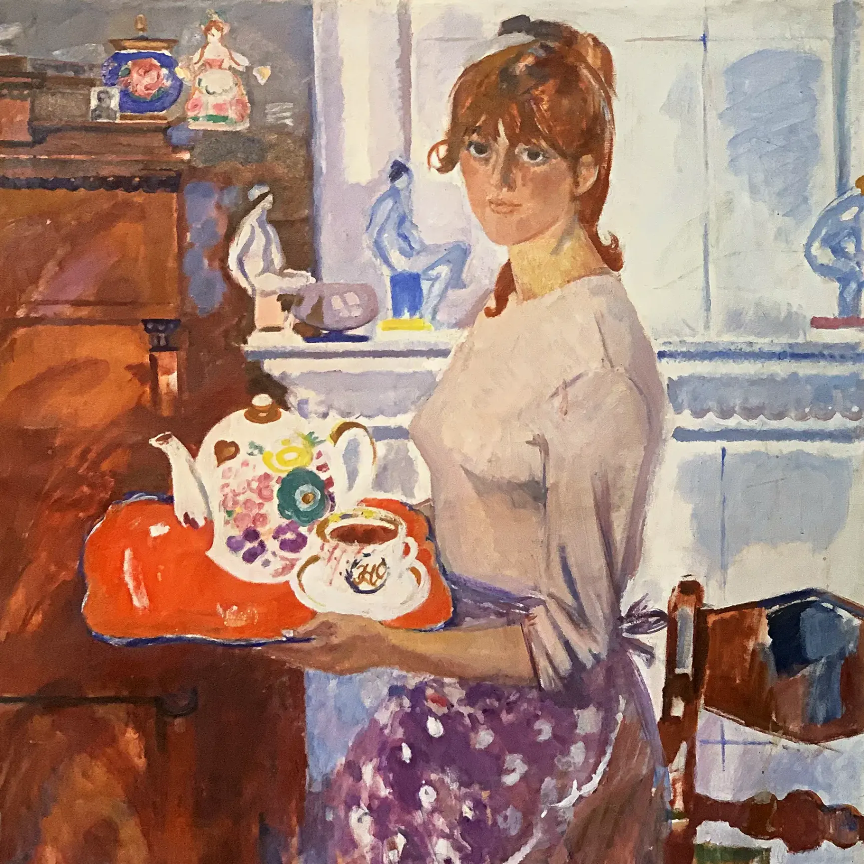 Ольга Богаевская — Портрет Натальи Савиновой, 1967 (холст, масло)