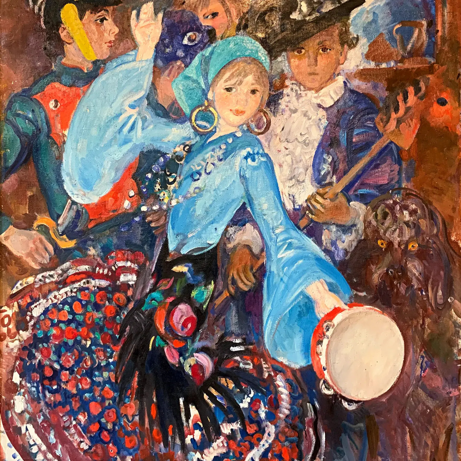 Ольга Богаевская — Танец, 1978 (холст, масло)