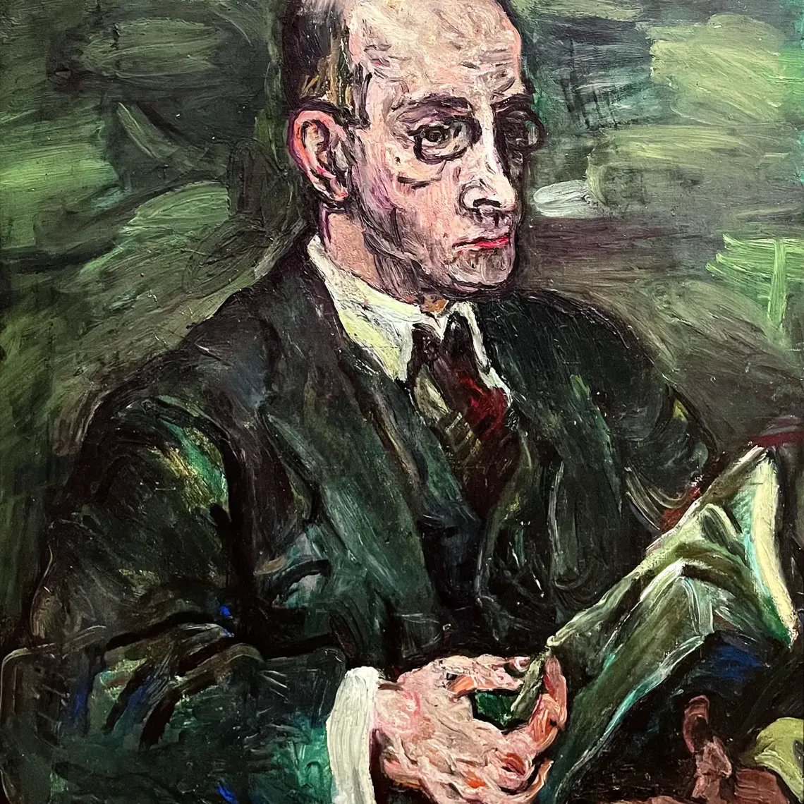 Оскар Кокошка — Герман Шварцвальд II, 1916 (холст, масло)