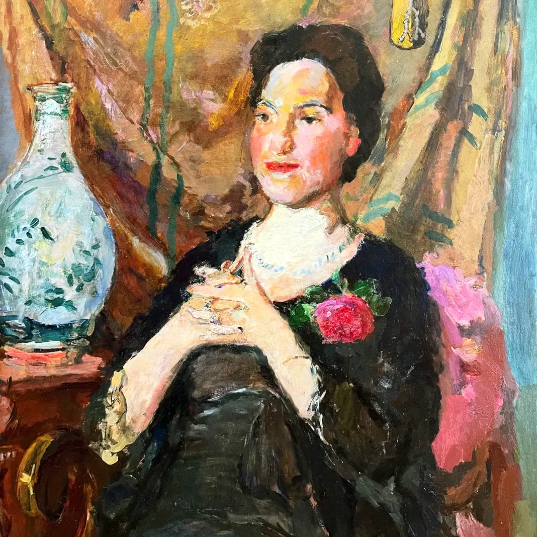 Оскар Кокошка — Лили Гезинус-Фиссер II, 1933 (холст, масло)