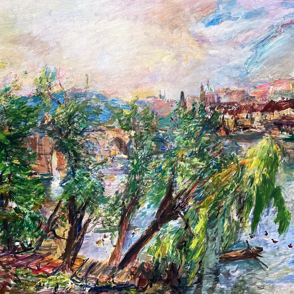 Оскар Кокошка — Прага, 1934 (холст, масло)