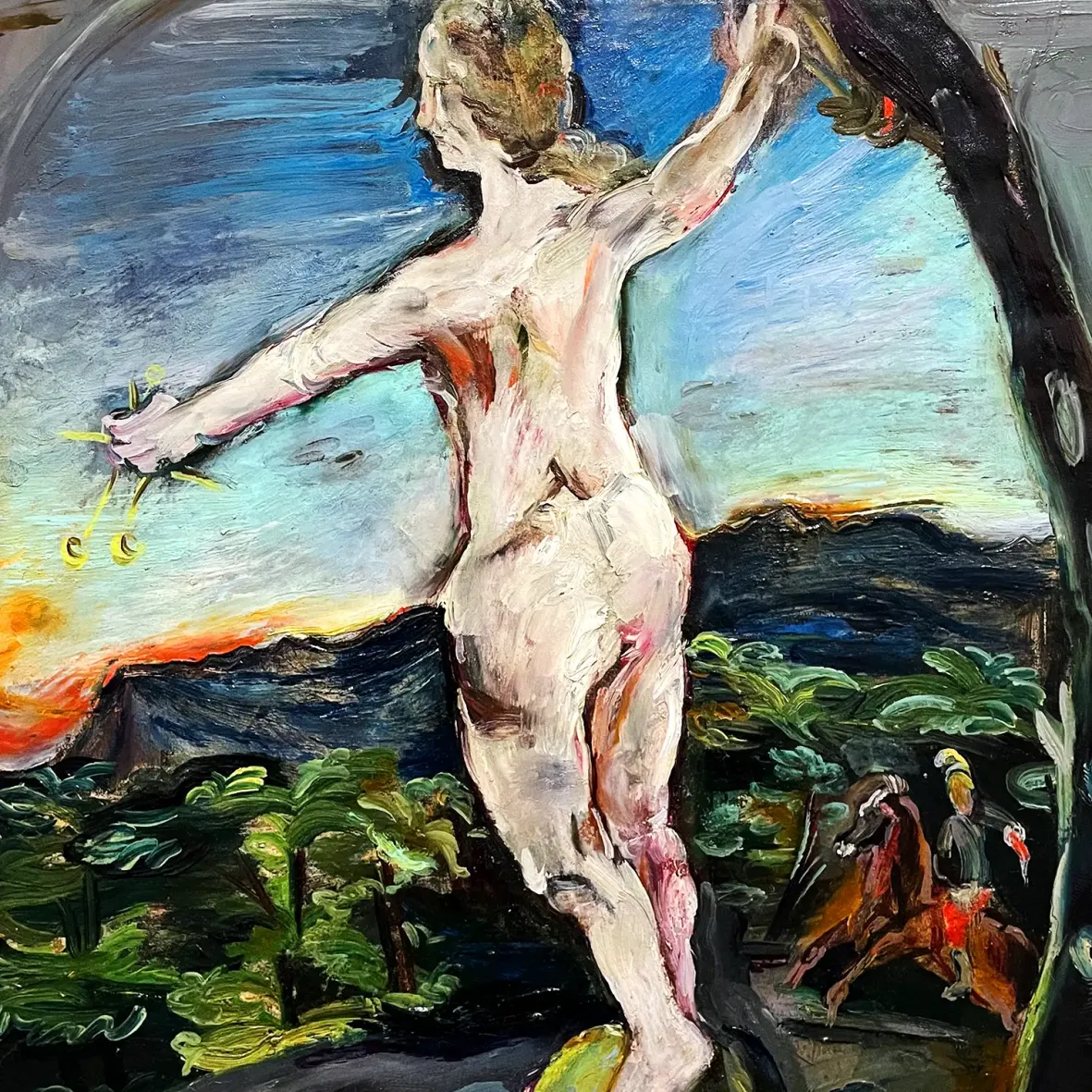 Оскар Кокошка — Фортуна, 1915 (холст, масло)