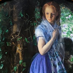 Артур Хьюз — Апрельская любовь, 1855 (холст, масло)