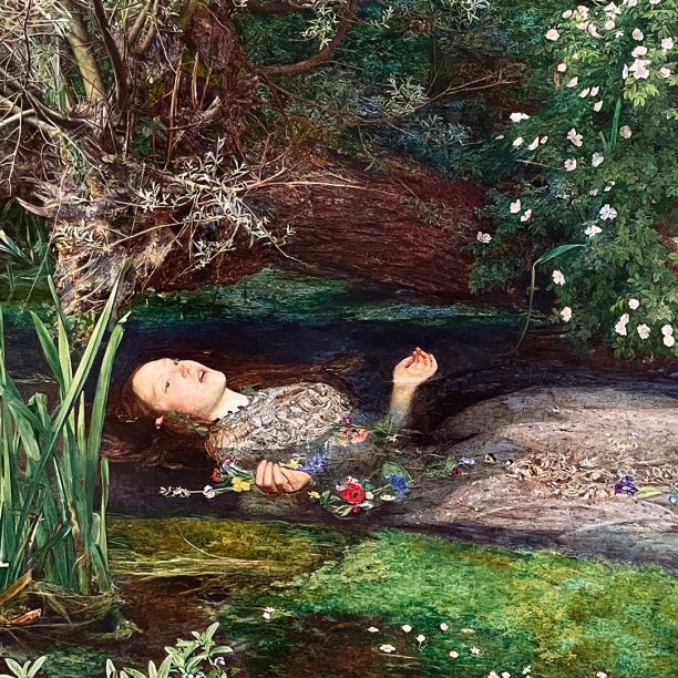 Джон Эверетт Милле — Офелия, 1851 (холст, масло)