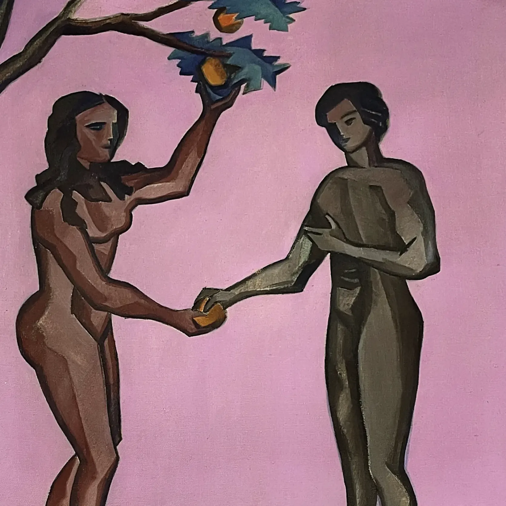 Георгий Мосеев — Адам и Ева, осень, 1961 (холст, масло)