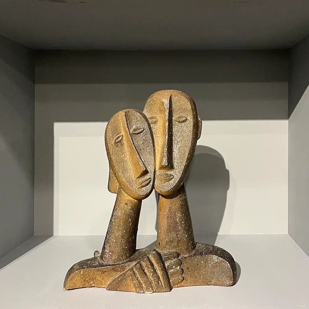 Олег Жогин — Адам и Ева, 1989 (шамот)