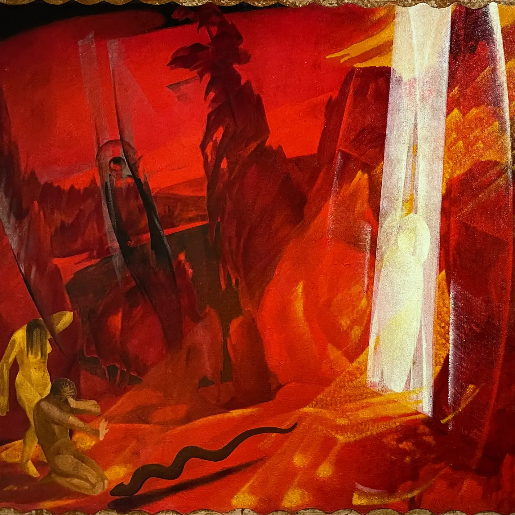 Ростислав Воинов — Изгнание из рая, 1910 (холст, масло)