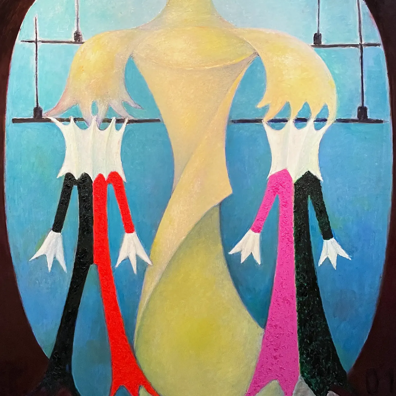 Татьяна Сельвинская — Адам и Ева, 2011 (холст, масло)