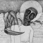 Рут Фойерштайн — Озеро (часть С), 2018 (карандаш, бумага)