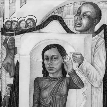 Рут Фойерштайн — Призвание, 2025 (карандаш, бумага)