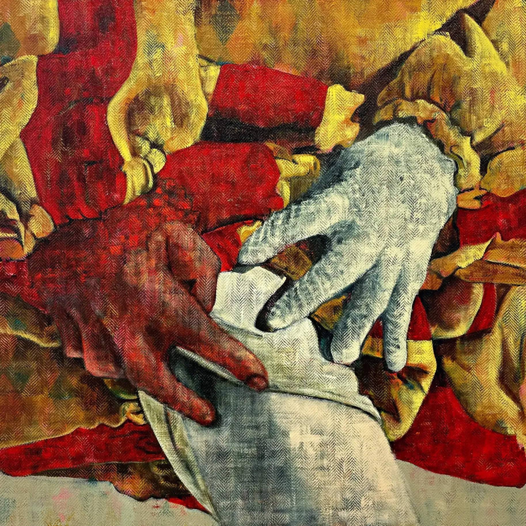 Сара Берман — Шут 1, 2025 (холст, масло)