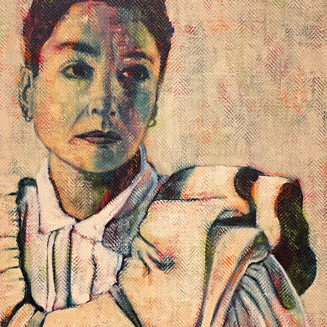 Сара Берман — Анжела 3, 2025 (холст, масло)