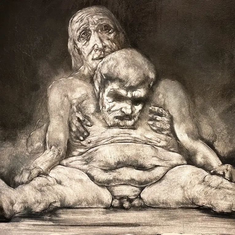 Саша Окунь — Без названия_2, 2025 (смешанная техника)