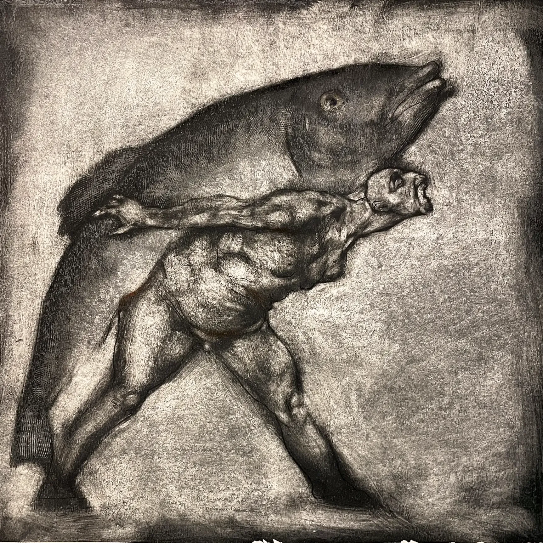 Саша Окунь — Без названия_4, 2025 (смешанная техника)