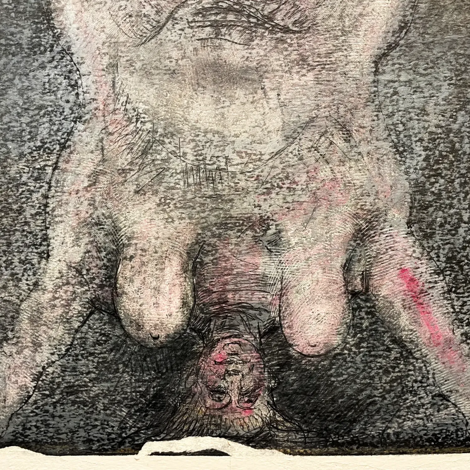 Саша Окунь — Без названия_5, фрагмент, 2025 (смешанная техника