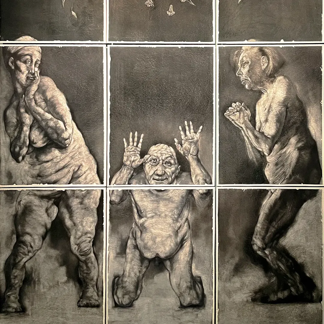 Саша Окунь — Без названия_8, 2025 (смешанная техника)