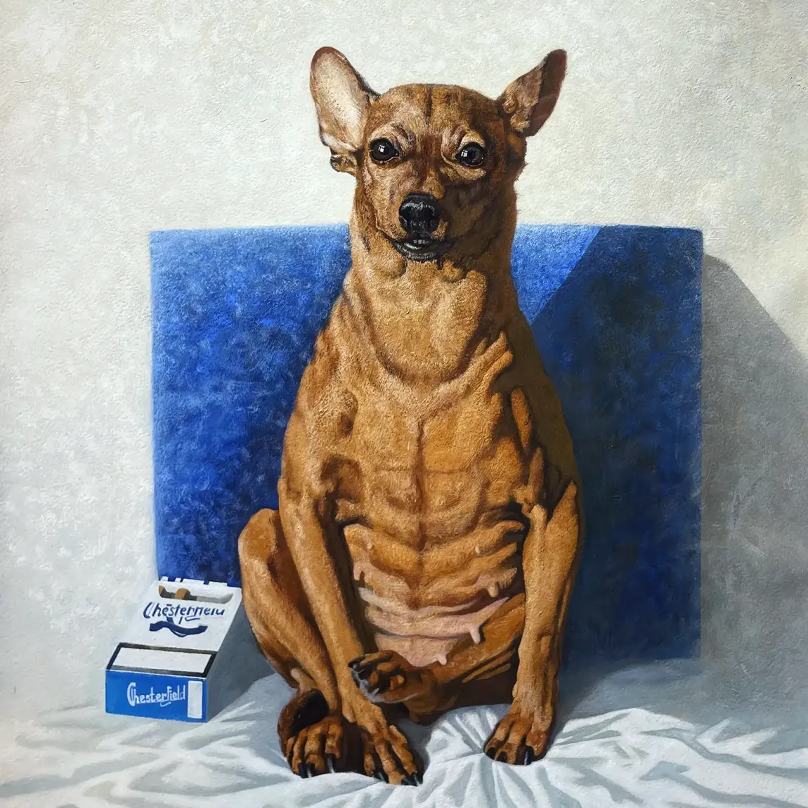 Станислав Дулатов — Манька, 2024 (бумага, темпера)