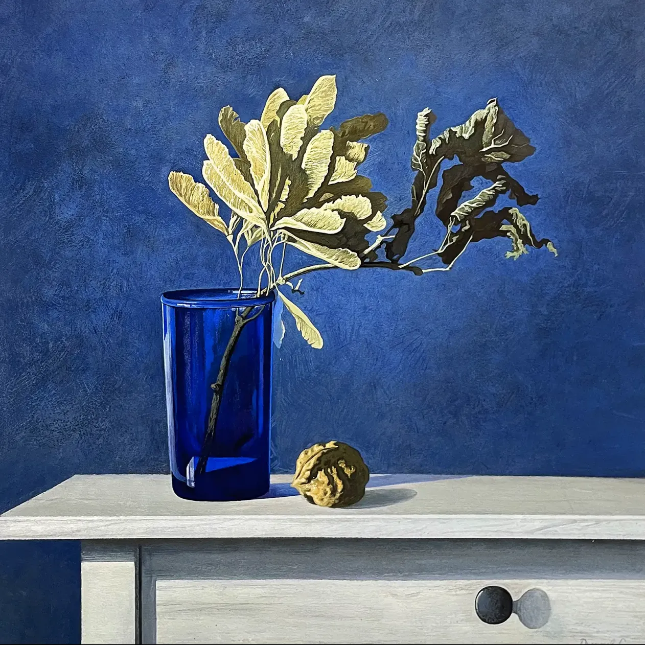 Станислав Дулатов — Осенний натюрморт, 2024 (бумага, темпера)