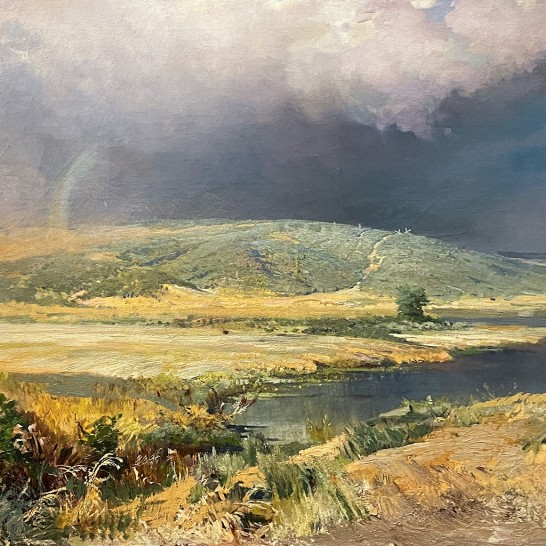 Фёдор Васильев — Волжские лагуны, 1870 (холст, масло)