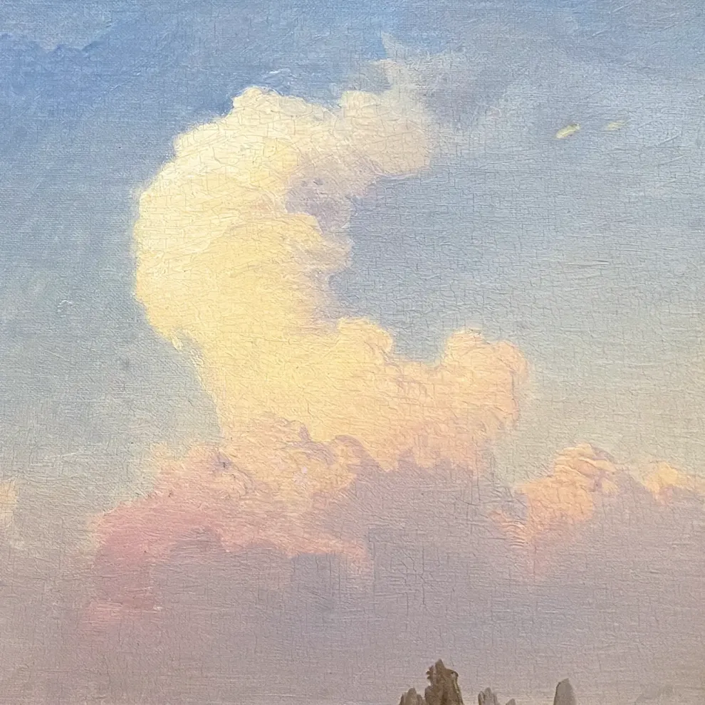 Фёдор Васильев — Кученое облако, 1869-1870 (холст, масло)