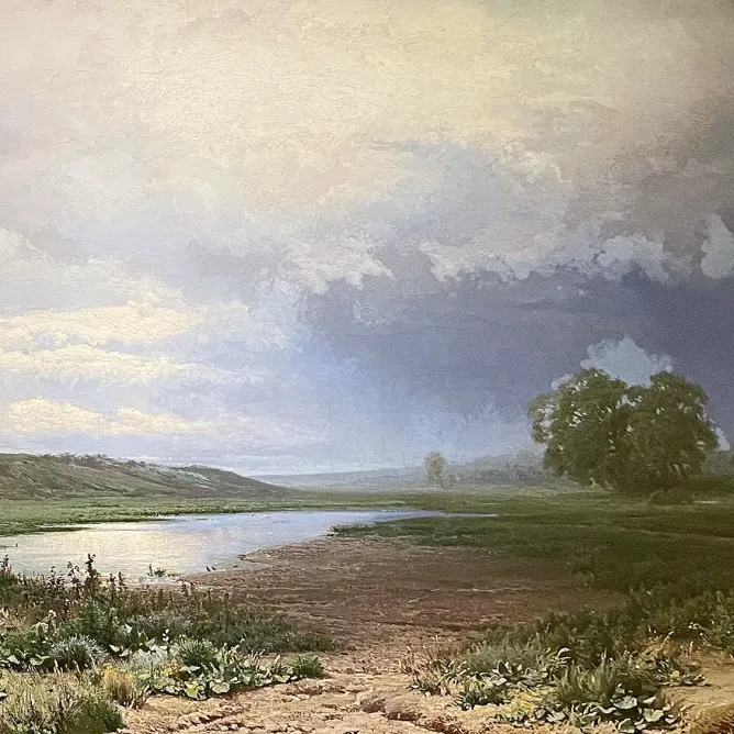 Фёдор Васильев — Мокрый луг, 1872 (холст, масло)