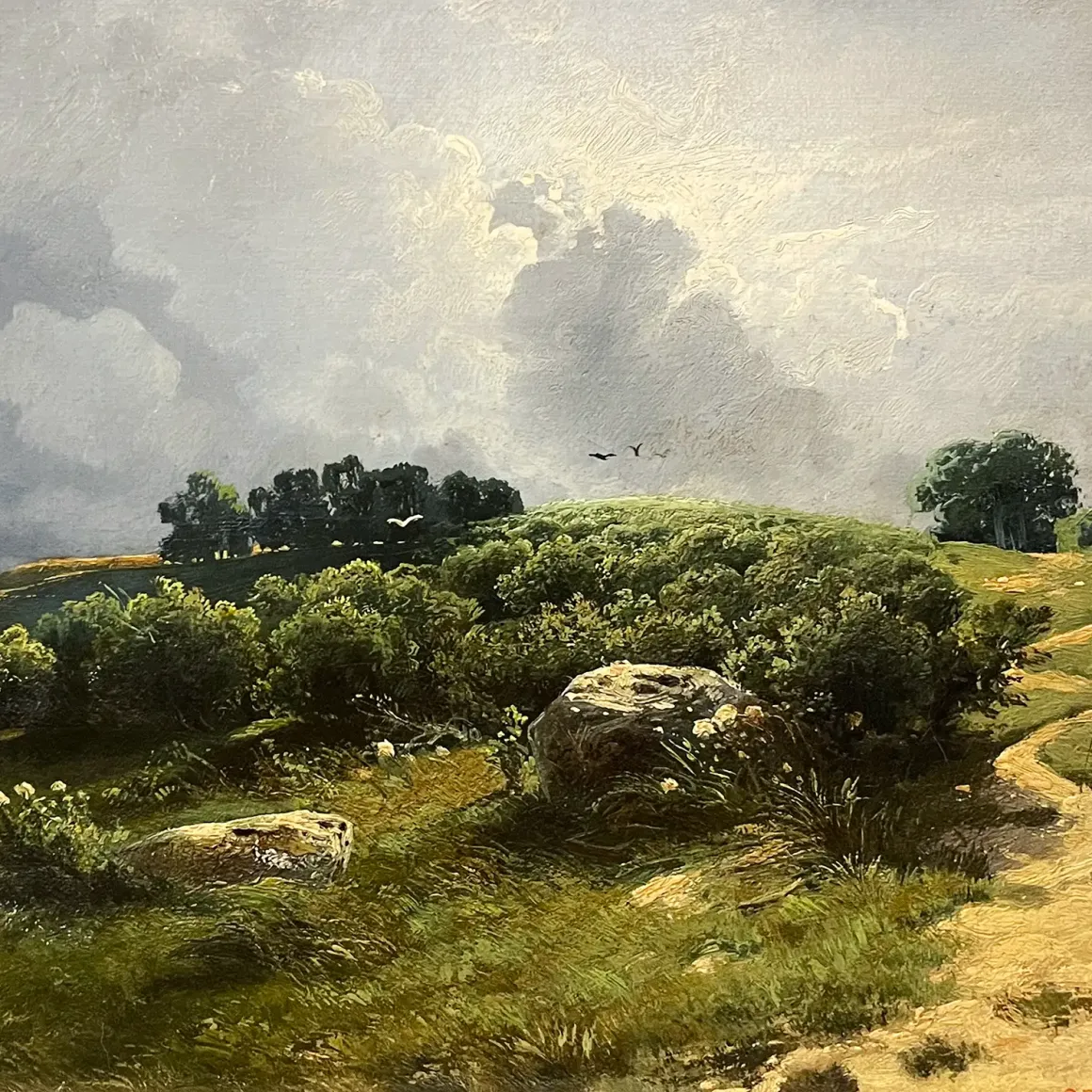 Фёдор Васильев — Перед грозой, 1867-1869 (холст, масло)