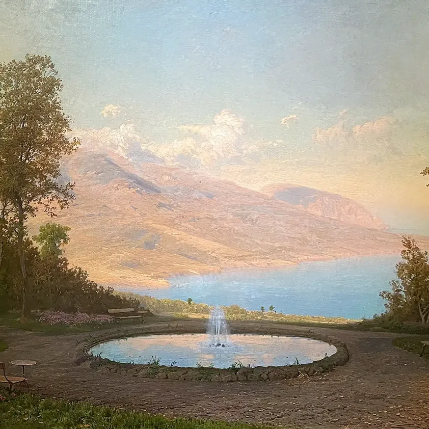 Фёдор Васильев — Фонтан. Крым, 1872 (холст, масло)