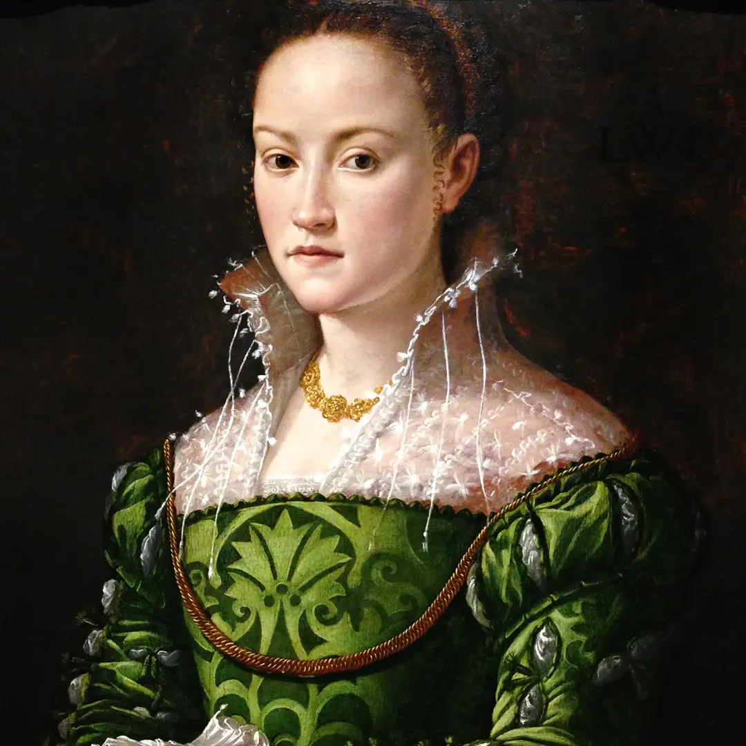 Алессандро Аллори — Портрет дамы, 1560 (холст, масло)