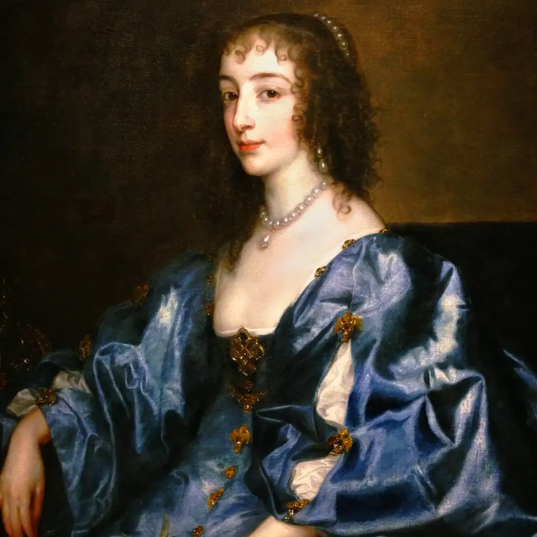 Антонис ван Дейк — Генриетта Мария, королева Англии, около 1636 (холст, масло)