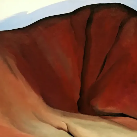 Джорджия О’Киф — Фиолетовые холмы, 1934 (холст, масло)