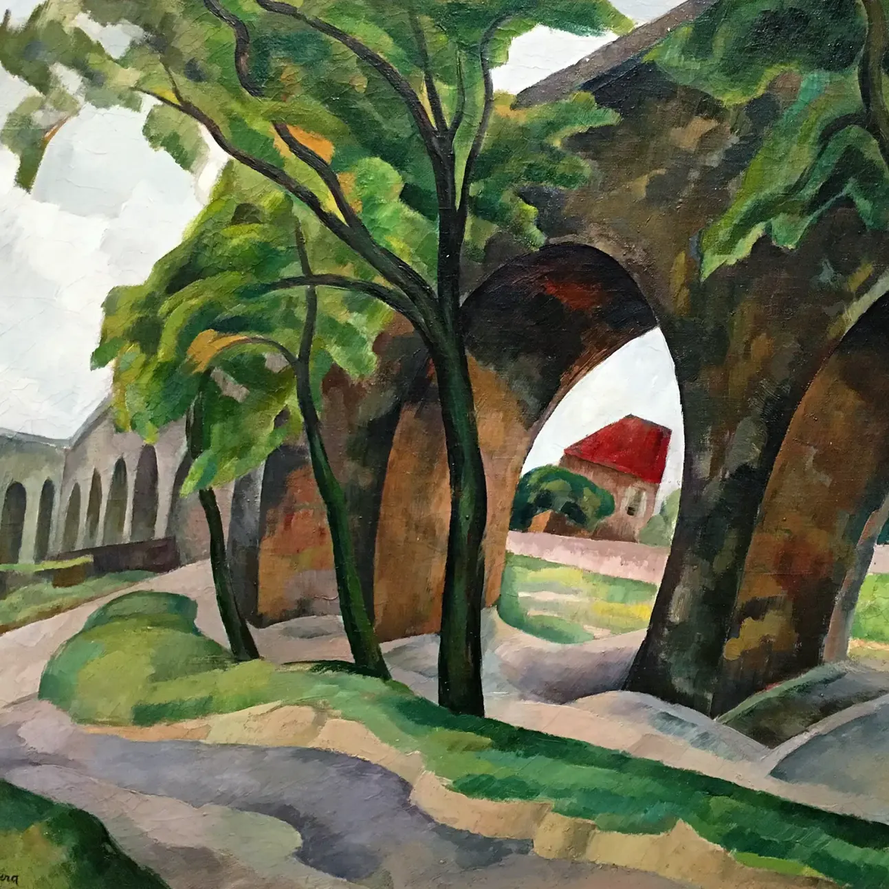 Диего Ривера — Акведук, 1018 (холст, масло)