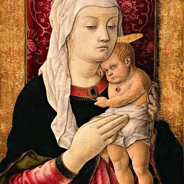 Карло Кривелли — Мадонна с Младенцем, около 1468 (темпера и масло по дереву)
