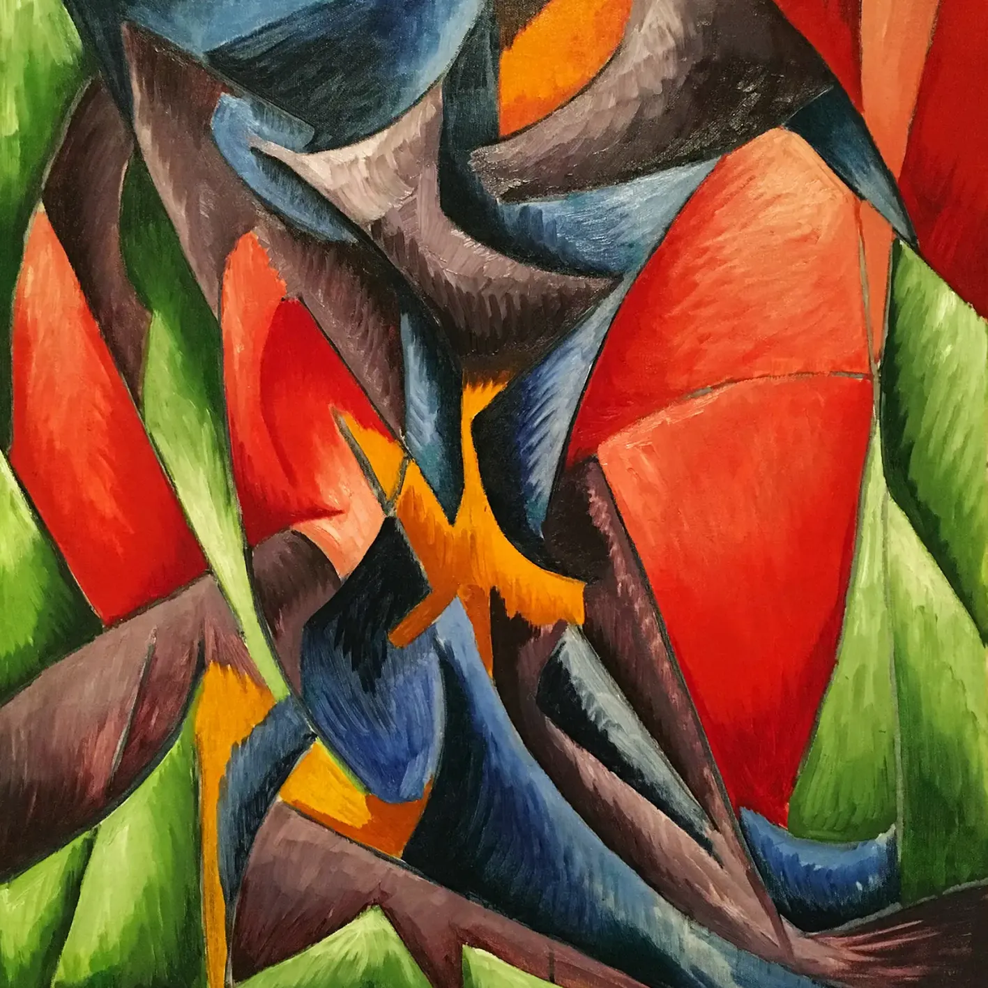 Конрад Крамер — Импровизация, 1912 (холст, масло)