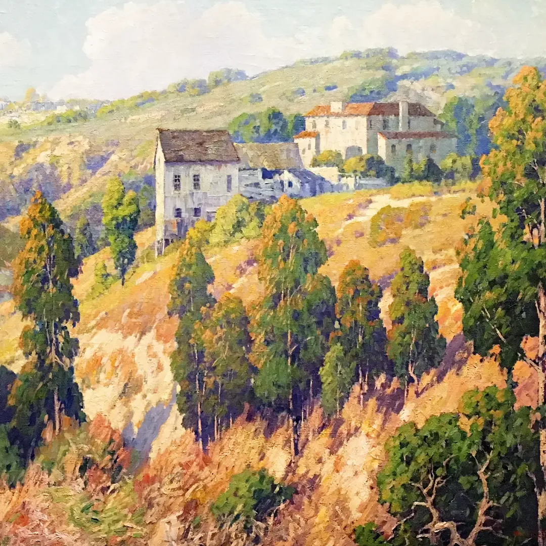 Морис Браун— Пейзаж Южной Калифорнии, 1934 (холст, масло)