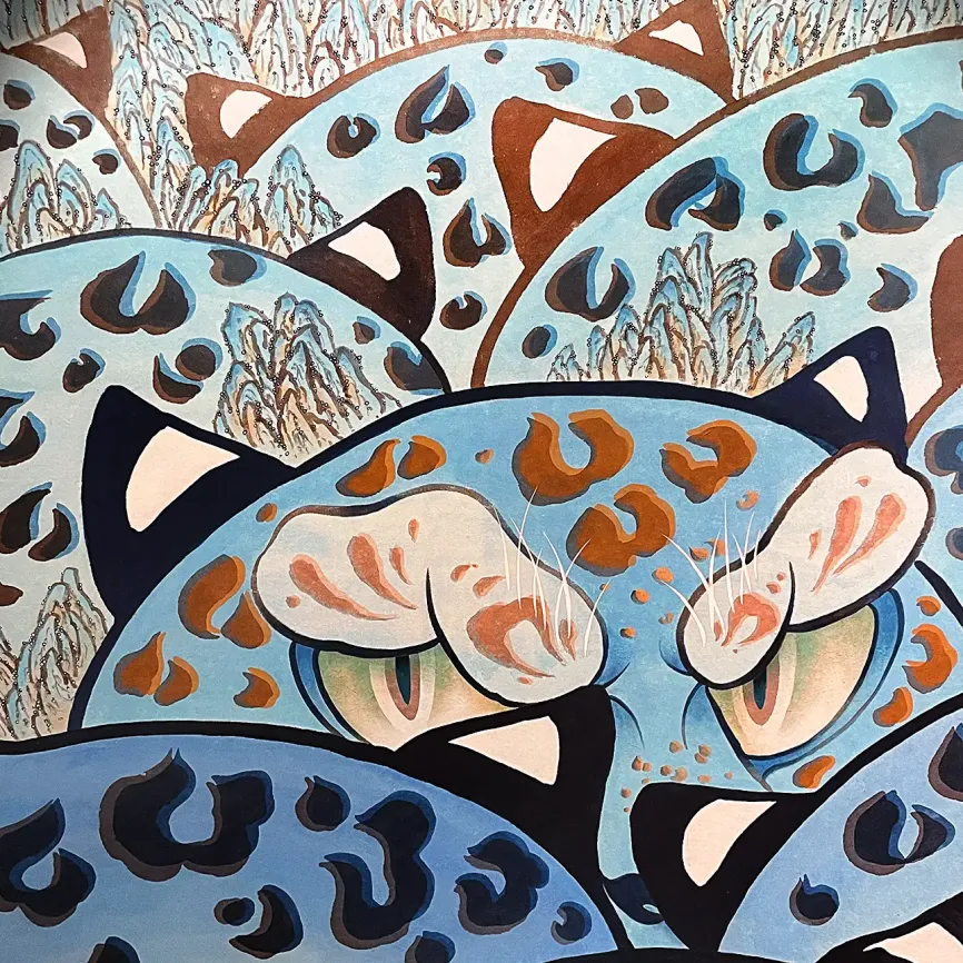 Чи Минсон — Зима. Из серии Дорога, 2023 (бумага ханджи, пигменты)