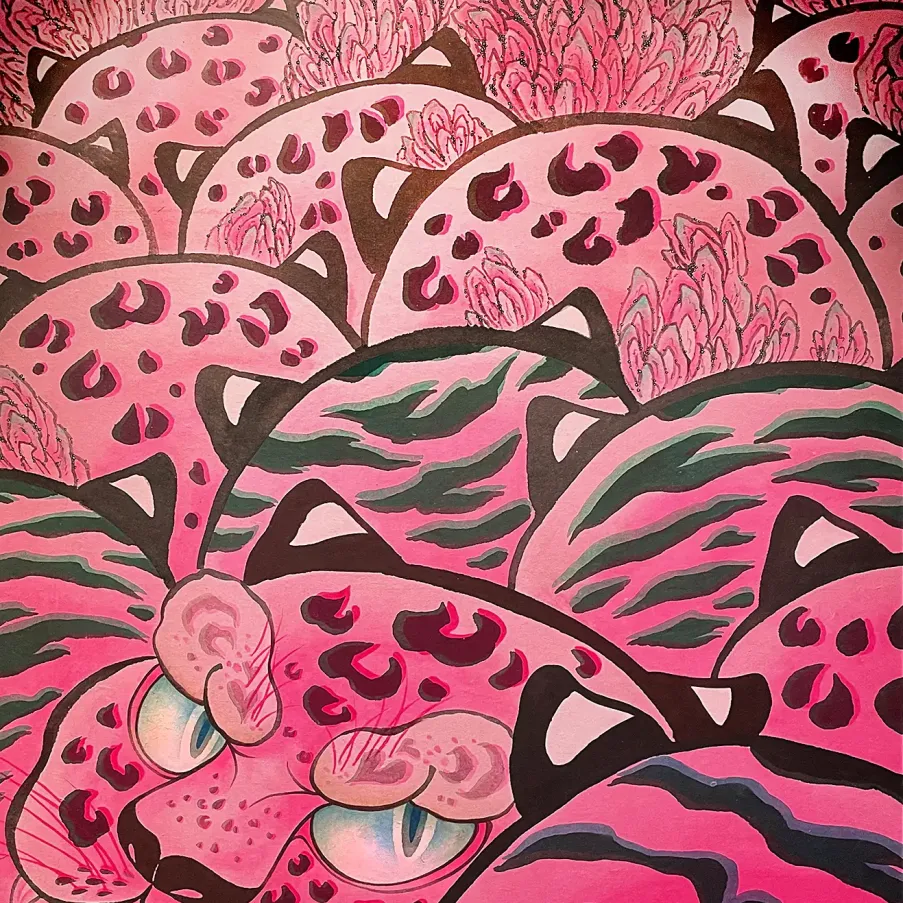 Чи Минсон — Лето. Из серии Дорога, 2023 (бумага ханджи, пигменты)