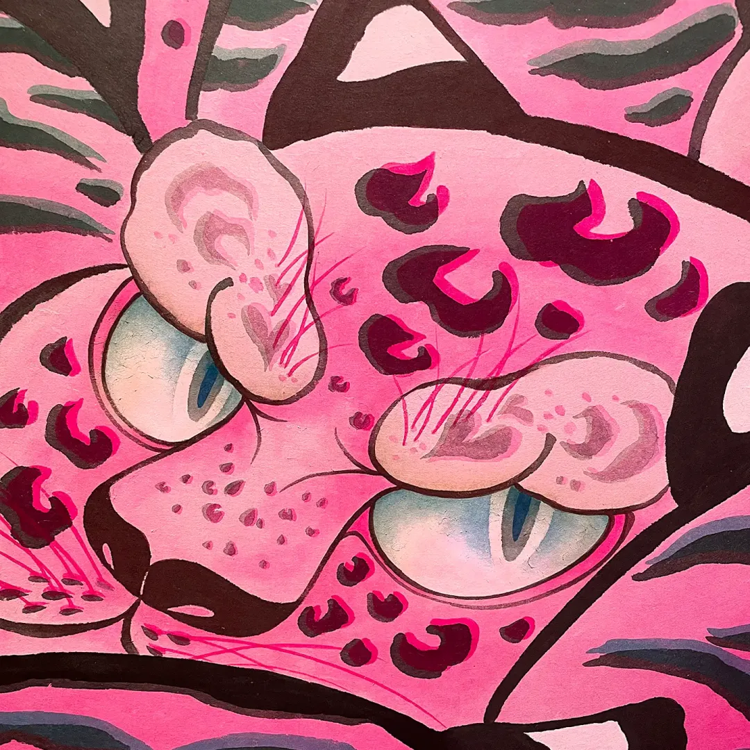 Чи Минсон — Лето. Из серии Дорога, фрагмент, 2023 (бумага ханджи, пигменты)