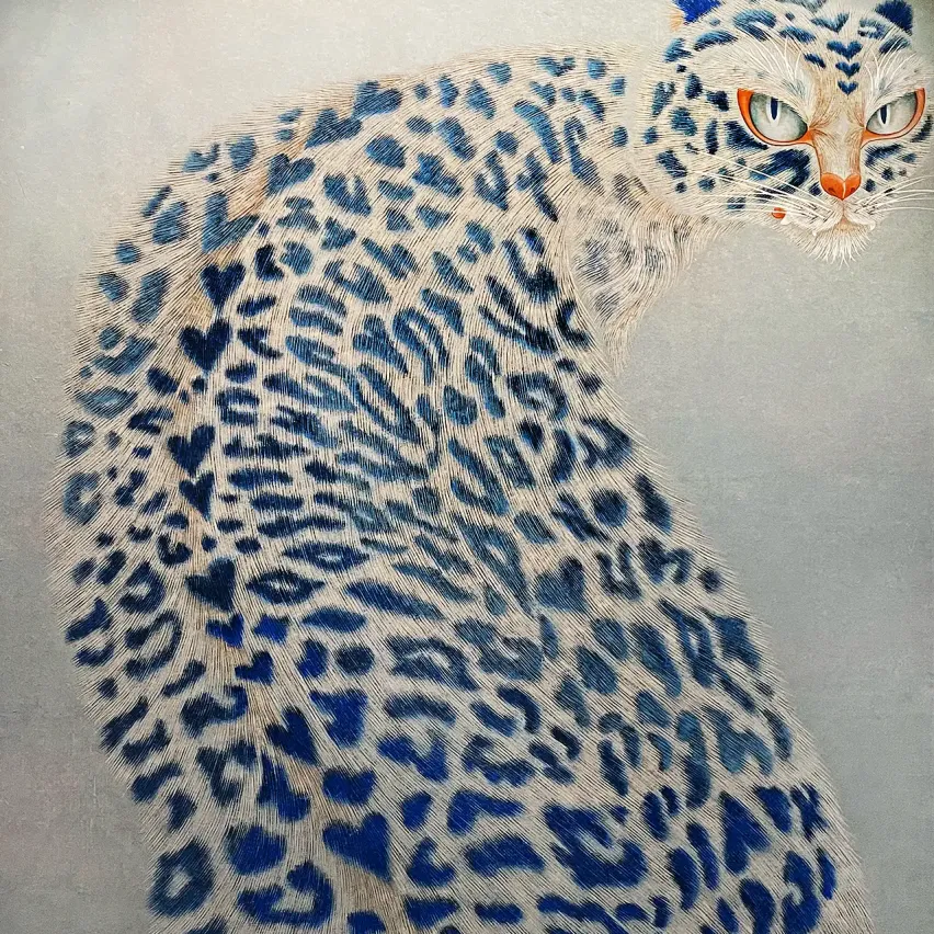 Чи Минсон — Материнская любовь, 2023 (бумага ханджи, пигменты)