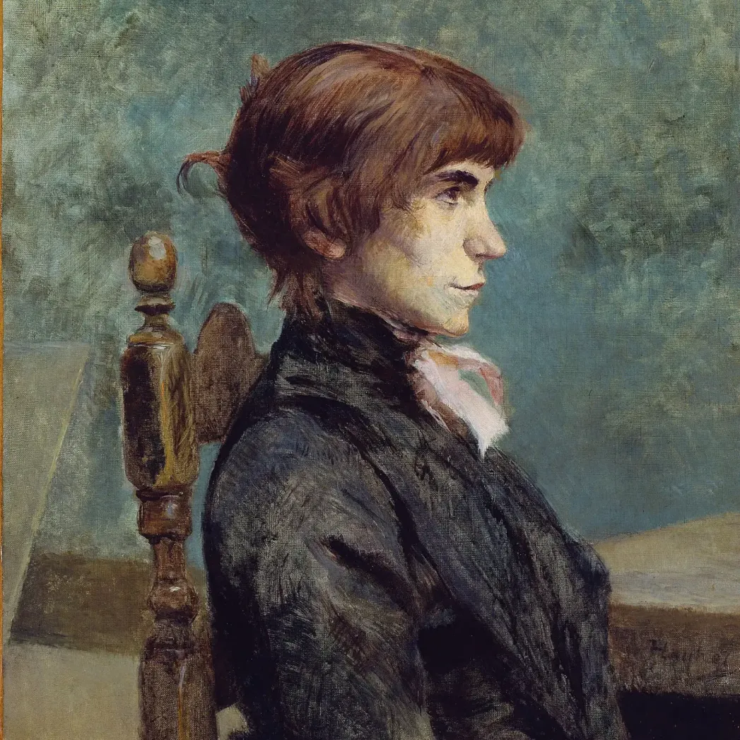 Анри де Тулуз-Лотрек — Портрет Жанны Венз, 1886 (холст, масло) copy