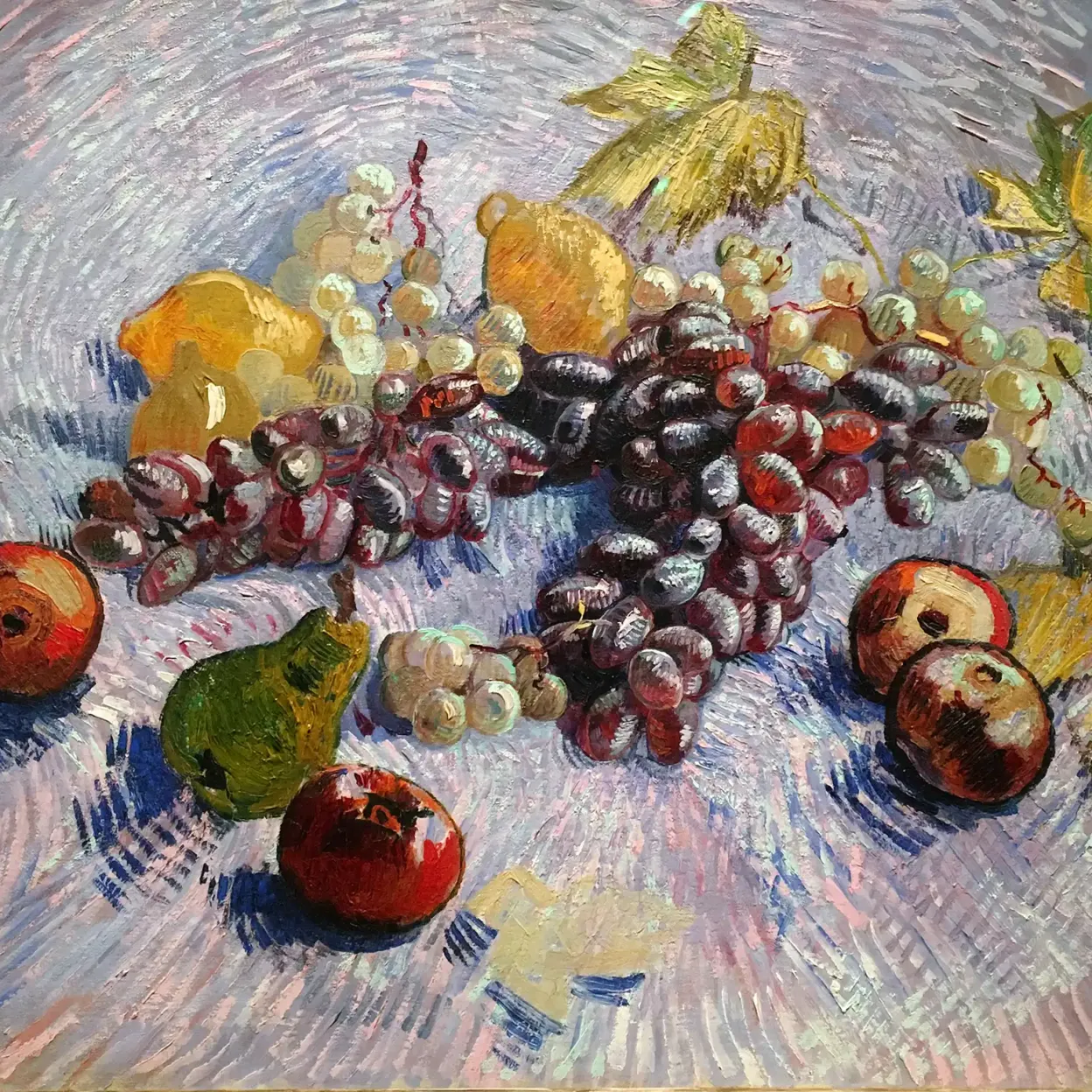 Ван Гог — Виноград, лимоны, груши и яблоки, 1887 (холст, масло)