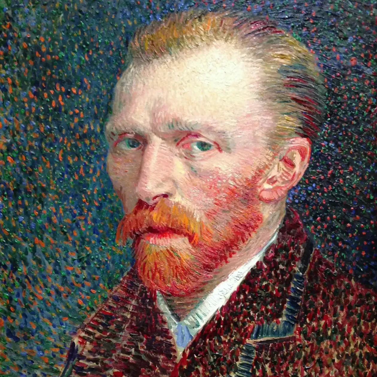 Винсент Ван Гог — Автопортрет, 1887 (холст, масло)