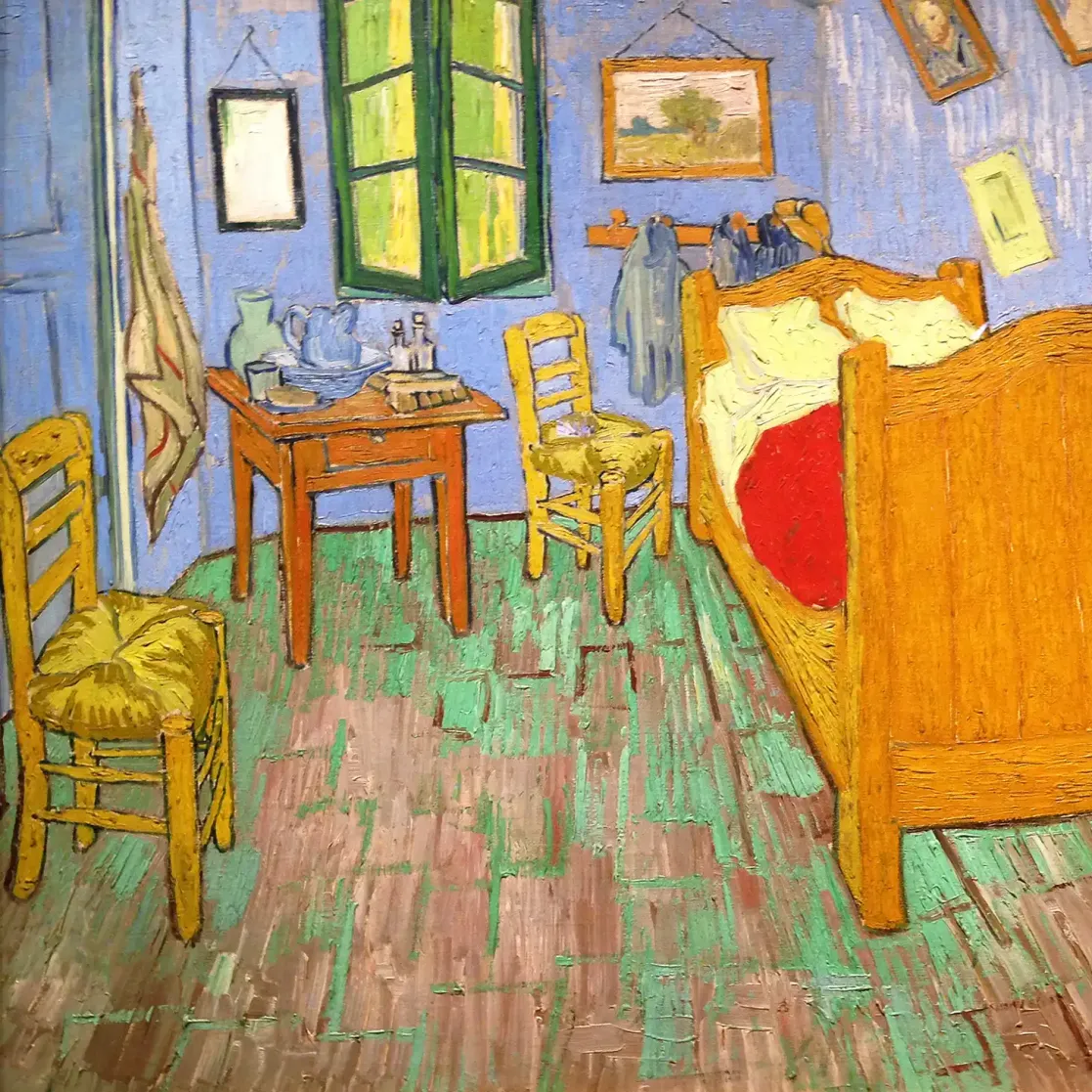 Винсент Ван Гог — Спасльня в Арле, второй вариант, 1889 (холст, масло)