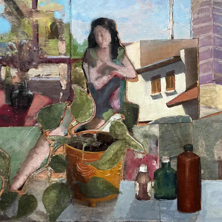 Энн Бен-Ор — Дом в Натафе, 2025 (холст, масло)