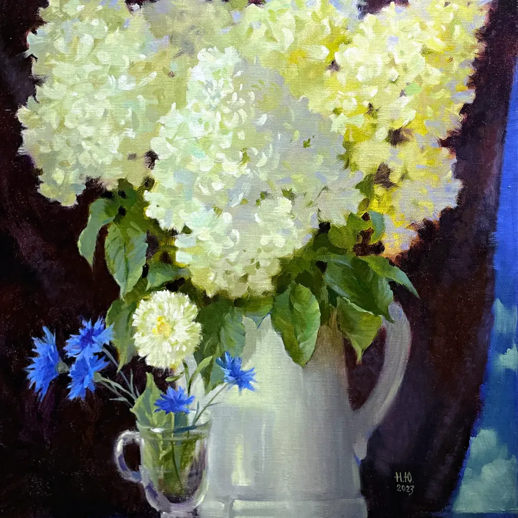 Юлия Непокрытая -- Между нами, 2023 (холст, масло)