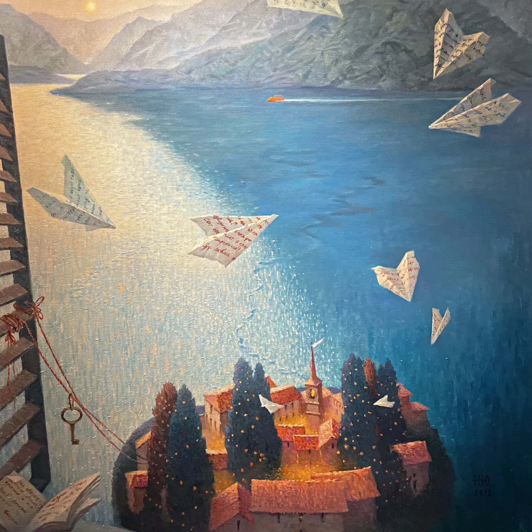 Юлия Непокрытая -- Письма к любимым, 2023 (холст, масло)