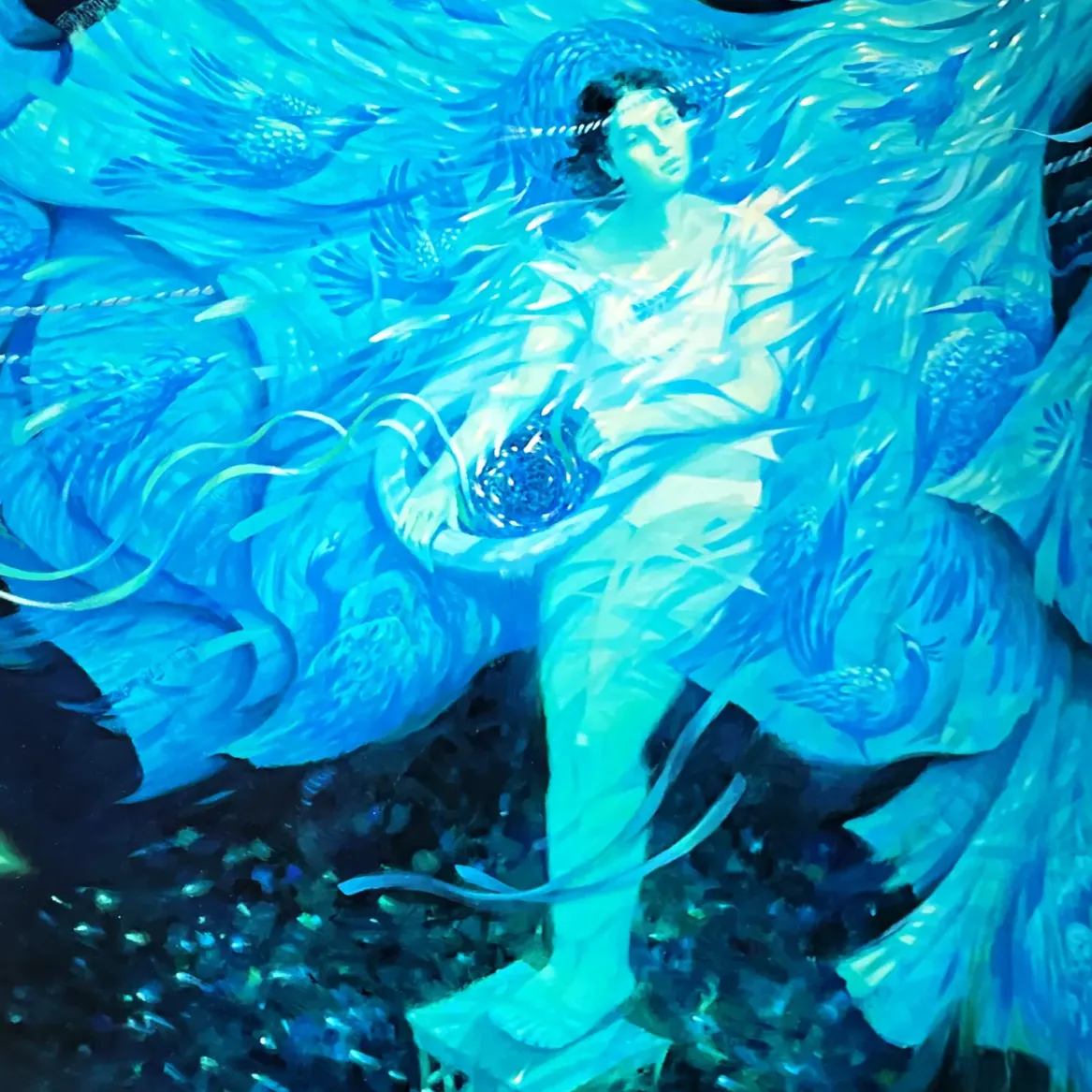 Юлия Непокрытая -- Чистое платье, 2025 (холст, масло)