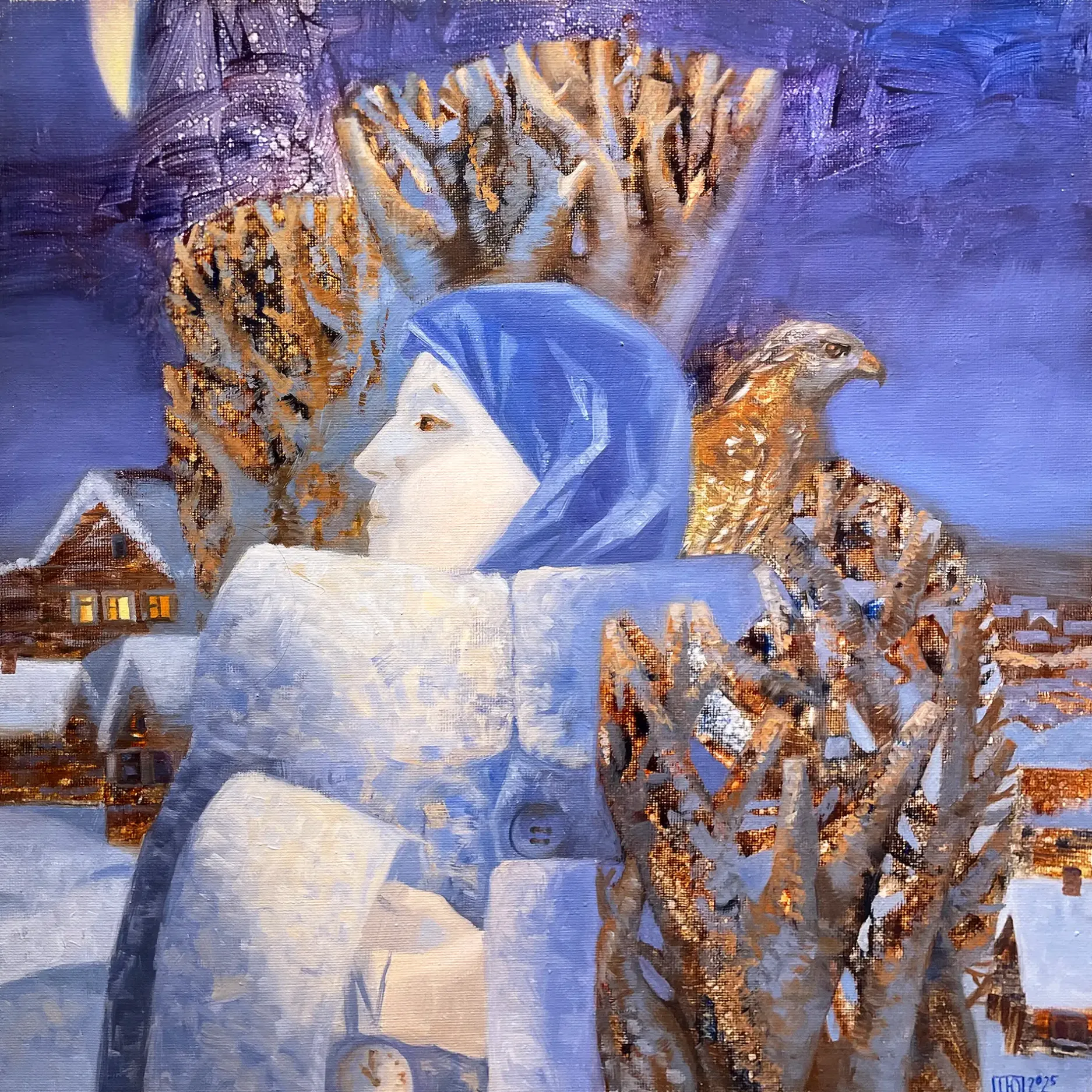 Юлия Шадрина — Зима, 2025 (холст, масло)